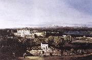 BELLOTTO, Bernardo View of the Villa Cagnola at Gazzada near Varese oil